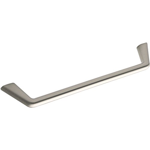 FURNIPART Möbelgriff Trace LA160 - Griff abgerundet - ideal als Griffe für Küchenschränke, Zinkdruckguss Edelstahl Effekt von Furnipart