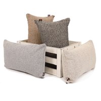 Neue Moderne Handgemachte Weiche Jacquard Texturierte Gewebte Chenille-Abdeckung Gefüllt Kissen & British Made - 4 Größen Erhältlich Inklusive Neue Moderne Handgemachte Weiche Jacquard Texturierte Gewebte Chenille-Abdeckung Gefüllt Kissen & British Made - 4 Größen Erhältlich Inklusive von FurnishingFabrics