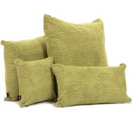 Neue Weiche Cord Welle Ripple Effect Strukturierte Muster Stoff Kissen Grüne Farbe - 4 Größen Erhältlich Kissenbezug Nur British Made von FurnishingFabrics