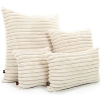 Neues Chunky Super Comfy Cord Kissen in Creme Farbe - 4 Größen Erhältlich Kissenbezug Nur British Handmade von FurnishingFabrics