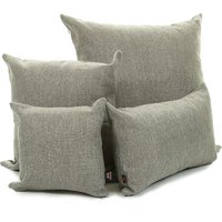 Neues Dickes Gewebtes Hopsack Strukturiertes Kissen in Silberner Farbe - 4 Größen Erhältlich Inklusive Füllkissen British Handmade von FurnishingFabrics