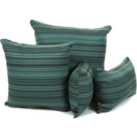 Neues Gestreiftes Design Petrol Blau Farbe Stoff Kissen - 4 Größen Erhältlich Kissenbezug Nur British Handmade Neues Gestreiftes Design Petrol Blau Farbe Stoff Kissen - 4 Größen Erhältlich Kissenbezug Nur British Handmade von FurnishingFabrics