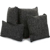 Neues Strukturiertes Hopsack Kissen in Grauer Farbe - 4 Größen Verfügbar Kissenbezug Nur British Handmade von FurnishingFabrics