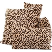 Neues Tier Design Muster Safari Afrika Braun Gepard Weiches Kunstfell Stoff Kissen & Bezug - 4 Größen Erhältlich Nur Kissenbezug von FurnishingFabrics