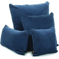 Neues Weiches Chenille Stoff Kissen in Marineblau Farbe - 4 Größen Verfügbar Kissenbezug Nur British Handmade von FurnishingFabrics