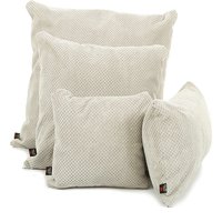 Neues Weiches Gepunktetes Cord Stoff Kissen in Der Farbe Silber - 4 Größen Erhältlich Inklusive Füllkissen British Handmade von FurnishingFabrics