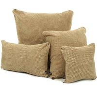 Neues Weiches Gepunktetes Cord Stoff Kissen in Mokka Farbe - 4 Größen Verfügbar Kissenbezug Nur British Handmade von FurnishingFabrics