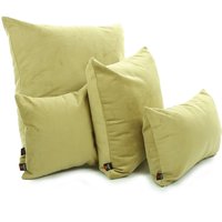 New Plain Soft Samt Grüne Farbe Stoff Kissen - 4 Größen Erhältlich Kissenbezug Nur British Handmade von FurnishingFabrics