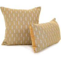New Soft Atmosfera Webstoff Funky Modern Gelb Öse Streifen Muster Stoff Handgemachte Kissen - 4 Größen Erhältlich Inklusive Füllkissen New Soft Atmosfera Webstoff Funky Modern Gelb Öse Streifen Muster Stoff Handgemachte Kissen - 4 Größen Erhältlich Inklusive Füllkissen von FurnishingFabrics