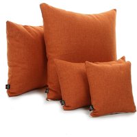 New Soft Linen Effect Chenille Stoff Kissen in Orange Farbe - 4 Größen Erhältlich British Handmade Nur Kissenbezug von FurnishingFabrics