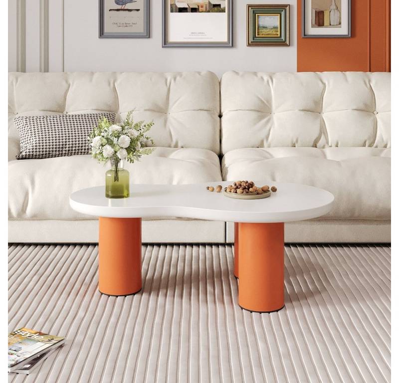 Furnishings Home Couchtisch Couchtisch Runder Kaffeetisch, 1tlg. mit MDF, Blt 30kg, 100x100x40 cm von Furnishings Home