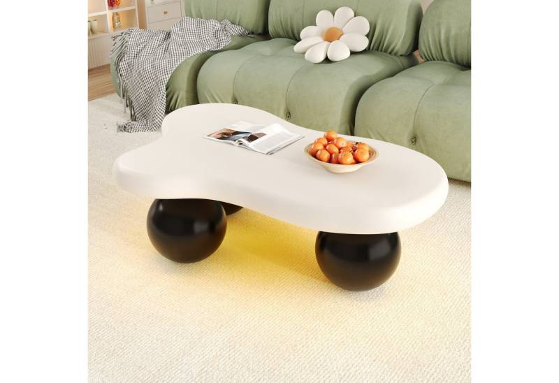 Furnishings Home Couchtisch Wolken mit LED-Beleuchtung, 16 Farben, Rundbein-Design (1-St), Verwendbar als Couchtisch im Wohnzimmer Tisch im Kinderzimmer von Furnishings Home