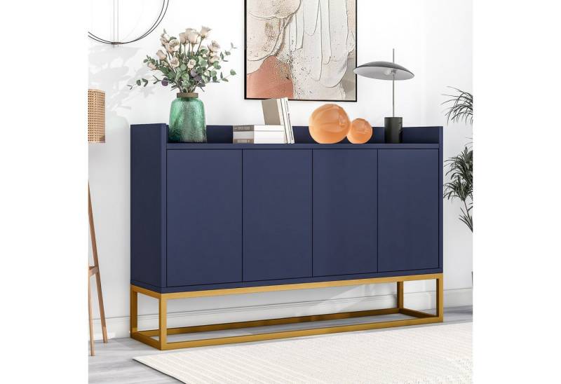 Furnishings Home Sideboard Anrichte Schrank Buffetschrank Modernes Breite 120 cm (120x30x80 cm), Geeignet für Esszimmer, Wohnzimmer, Küche von Furnishings Home