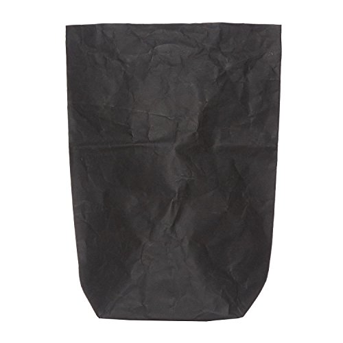 Furniteam Aufbewahrungsbox, Pflanztopf, Laudry Bag, groß, waschbar Papier (Handwäsche, Chemische in der Luft), schwarz, 30 x 16 x 62 cm von Homemania