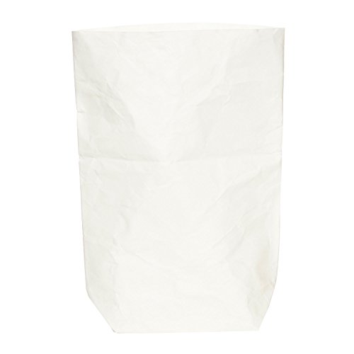 Furniteam Aufbewahrungsbox, Pflanztopf, Laudry Bag, groß, waschbar Papier (Handwäsche, Chemische in der Luft), weiß, 30 x 16 x 62 cm von Homemania