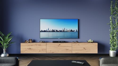 Furnitech TV Lowboard TV Board hängend I Hängeschrank Wohnwand/180cm M9-24M-DA5-1A von Furnitech