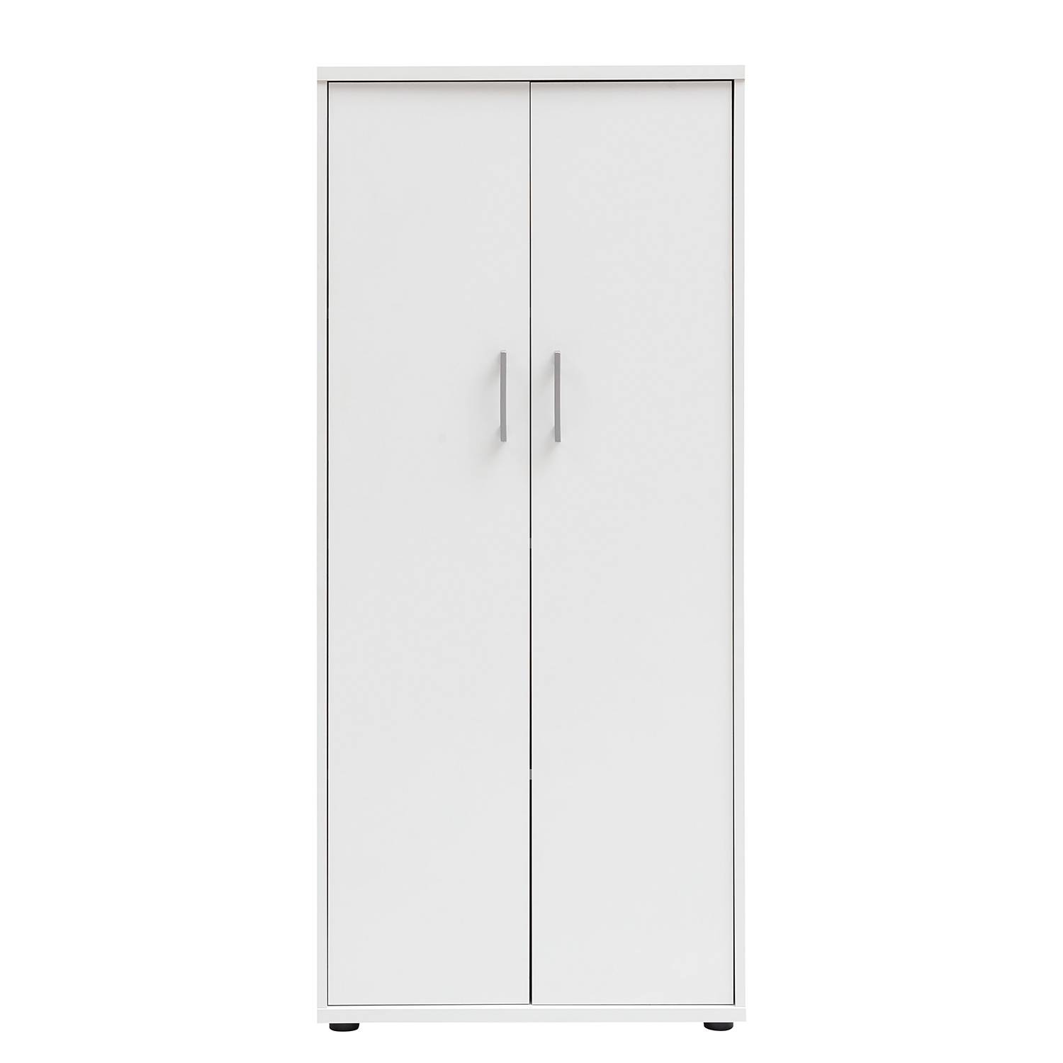home24 Aktenschrank I 65 x 147 x 35cm Weiß/Weiß von home24