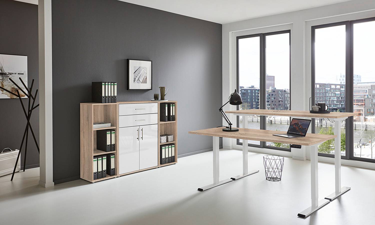 Büro-Set Avin 4-teilig Set A von Furnitive