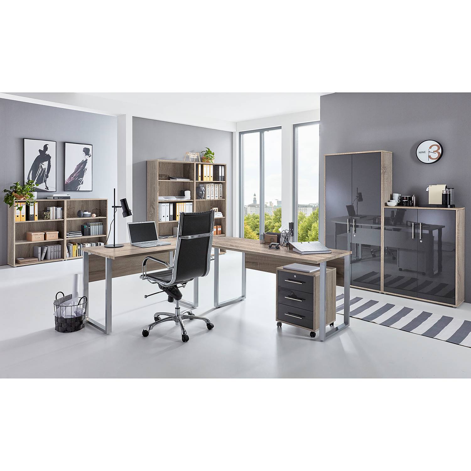Büro-Set Avin IX (8-teilig) von Furnitive