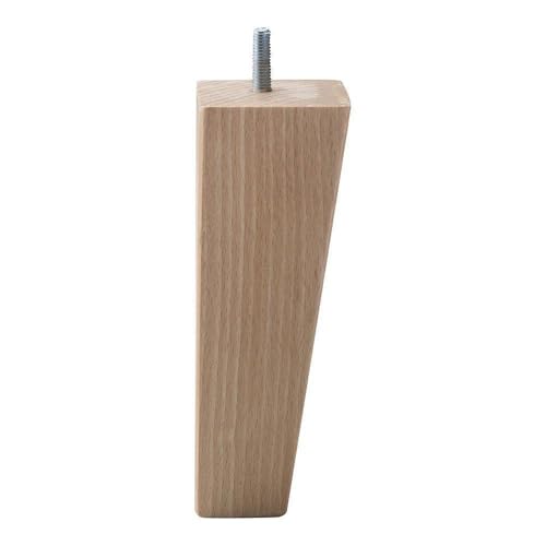 Furniture Legs Europe Möbelfuß Holz Höhe 17 cm (M10) | Hohe Qualität und nachhaltiges Holz mit transparentem Schutzlack von Furniture Legs Europe
