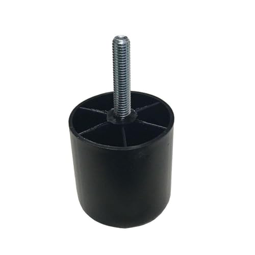 Furniture Legs Europe Möbelfuß Kunststoff rund schwarz Höhe 5 cm (M8) | Hohe Qualität Plastik (4 Stück) von Furniture Legs Europe