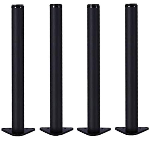 Furniture Legs Tischbeine Edelstahl Höhenverstellbar Möbelfüße Ø60 Mm Höhe 710 Mm/1200mm (+30mm) Stützfüße Für Schreibtisch Inkl. Befestigungsmaterial von Furniture Legs