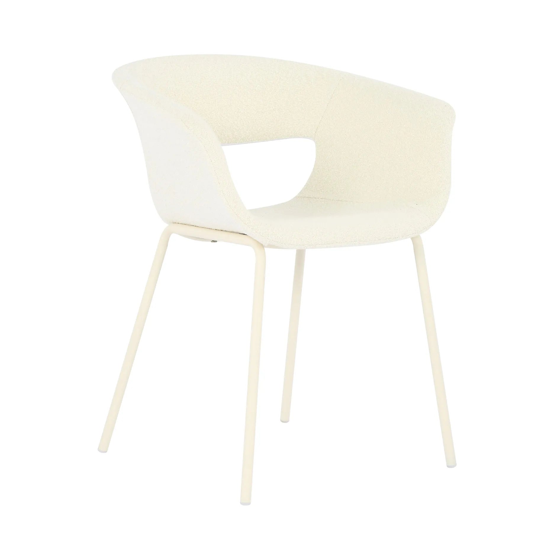 Messina Stuhl Stoff Offwhite - Weiß - Furniture by Sinnerup von Furniture by Sinnerup