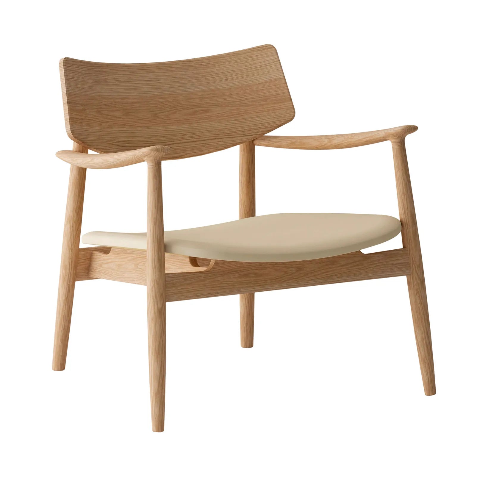 Vedersø Loungesessel – Ledersitz - Natur - Furniture by Sinnerup von Furniture by Sinnerup