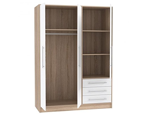 Drehtürenschrank Jupiter Kleiderschrank Schlafzimmerschrank Universalschrank von Furniture24