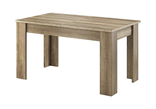 Furniture24 Tisch ausziehbar Esstisch Sky (Country Grau) von Furniture24