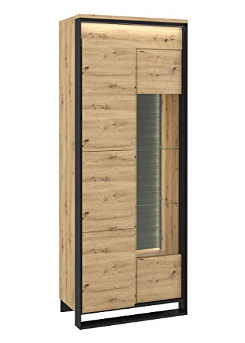 Furniture24 Vitrine Quant QA-03 Vitrinenschrank mit 2 Türen und LED Beleuchtung Furniture24 Vitrine Quant QA-03 Vitrinenschrank mit 2 Türen und LED Beleuchtung von Furniture24
