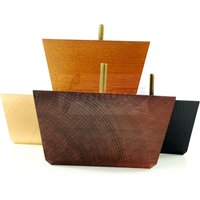 Massivholz Möbelfüße Ersatzbeine 60mm Hoch Für Stühle, Hocker, Sofas, Betten, Sofa Und Schränke M8 | 8mm Verschiedene Farben Set Von 4 von FurnitureLegsFeet