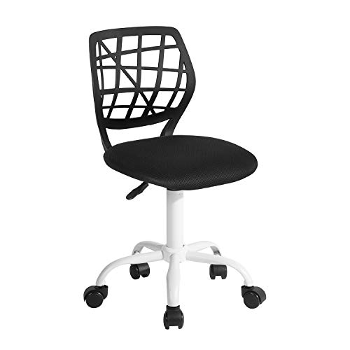 FurnitureR Bürostuhl Schreibtischstuhl Höhenverstellbar Drehstuhl Stoffsitz Ergonomischer Arbeitsstuhl ohne Armlehne, Schwarz FurnitureR Bürostuhl Schreibtischstuhl Höhenverstellbar Drehstuhl Stoffsitz Ergonomischer Arbeitsstuhl ohne Armlehne, Schwarz von FurnitureR