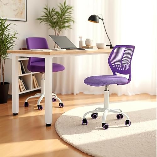 FurnitureR Drehsessel Höhenverstellbar Drehbar 360 Grad Sessel mit Rückenlehne Stuhl Stoff SGS Gasfeder Leise PU Rollen von FurnitureR