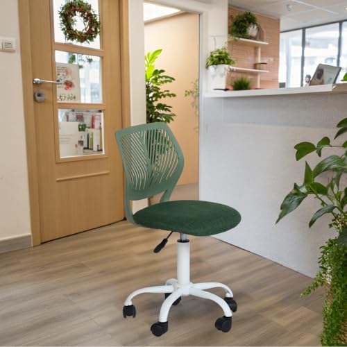 FurnitureR Empfangsstühle für Büro, kleine Empfangsstühle, höhenverstellbar, Räder 361° wählbar, ergonomische Rückenlehne, Sitz aus atmungsaktivem Stoff, Candy Grün FurnitureR Empfangsstühle für Büro, kleine Empfangsstühle, höhenverstellbar, Räder 361° wählbar, ergonomische Rückenlehne, Sitz aus atmungsaktivem Stoff, Candy Grün von FurnitureR