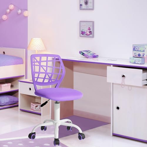 FurnitureR Home Office Stuhl Ergonomischer justierbarer Höhendreher Rolling Computer Executive Stuhl für Home Office Arbeitszimmer, Candy Lila FurnitureR Home Office Stuhl Ergonomischer justierbarer Höhendreher Rolling Computer Executive Stuhl für Home Office Arbeitszimmer, Candy Lila von FurnitureR