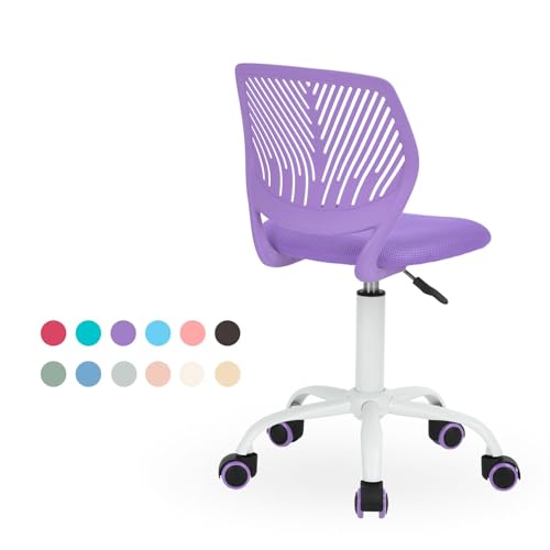 FurnitureR Gaming Drehstuhl Höhenverstellbar Drehbar 360 Grad Drehsessel mit Rückenlehne Stuhl Stoff SGS Gasfeder PU Rollen von FurnitureR
