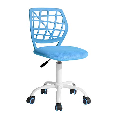FurnitureR Gaming Stuhl für Kinder, ergonomischer Schreibtischstuhl ohne Armlehnen, moderner Bürostuhl mit Sitzhöhenverstellung und leisen Gummirädern, ideal für Lernen und Spielen FurnitureR Gaming Stuhl für Kinder, ergonomischer Schreibtischstuhl ohne Armlehnen, moderner Bürostuhl mit Sitzhöhenverstellung und leisen Gummirädern, ideal für Lernen und Spielen von FurnitureR