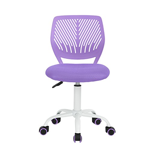 FurnitureR Home Office Stuhl, ergonomischer höhenverstellbarer Drehstuhl mit Rollen, moderner Computerstuhl für Arbeitszimmer und Büro von FurnitureR