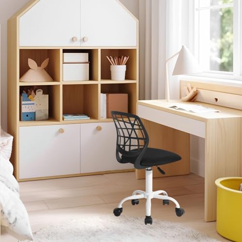 FurnitureR Kinderstuhl Schreibtisch Höhenverstellbar, bunter ergonomischer Jugendstuhl mit Rückenlehne und Armlehnen, Kinderstuhl mit 5 Rädern, für Kinder 3-10 Jahre alt, maximale Belastung 100 kg von FurnitureR