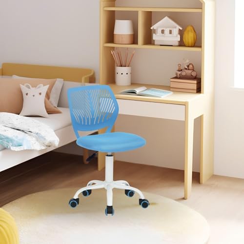 FurnitureR Kinderstuhl Schreibtisch Höhenverstellbar, bunter ergonomischer Jugendstuhl mit Rückenlehne und Armlehnen, Kinderstuhl mit 5 Rädern, für Kinder 3-10 Jahre alt, maximale Belastung 100 kg von FurnitureR
