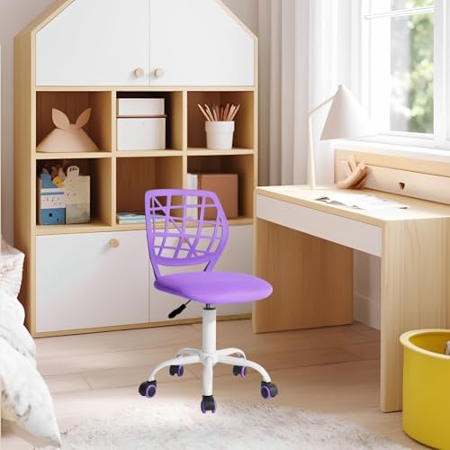FurnitureR Kinderstuhl Schreibtisch Höhenverstellbar, bunter ergonomischer Jugendstuhl mit Rückenlehne und Armlehnen, Kinderstuhl mit 5 Rädern, für Kinder 3-10 Jahre alt, maximale Belastung 100 kg von FurnitureR