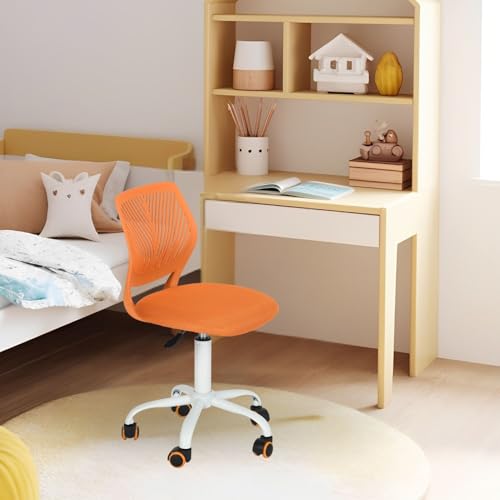 FurnitureR Kinderstuhl Schreibtisch Höhenverstellbar, bunter ergonomischer Jugendstuhl mit Rückenlehne und Armlehnen, Kinderstuhl mit 5 Rädern, für Kinder 3-10 Jahre alt, maximale Belastung 100 kg von FurnitureR