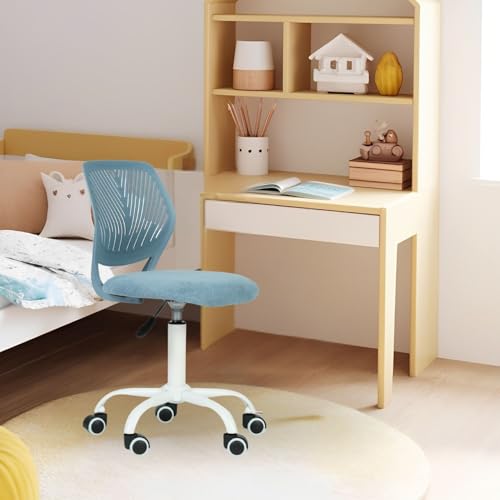 FurnitureR Kinderstuhl Schreibtisch Höhenverstellbar, bunter ergonomischer Jugendstuhl mit Rückenlehne und Armlehnen, Kinderstuhl mit 5 Rädern, für Kinder 3-10 Jahre alt, maximale Belastung 100 kg von FurnitureR