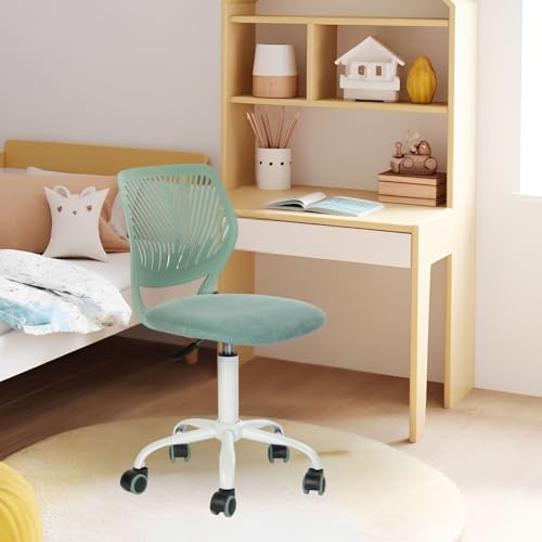 FurnitureR Kinderstuhl Schreibtisch Höhenverstellbar, bunter ergonomischer Jugendstuhl mit Rückenlehne und Armlehnen, Kinderstuhl mit 5 Rädern, für Kinder 3-10 Jahre alt, maximale Belastung 100 kg von FurnitureR