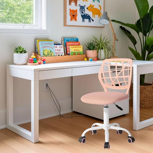 FurnitureR Kinderstuhl höhenverstellbar für Schreibtisch, ergonomischer bunter Jugendstuhl mit Rückenlehne & Armlehnen, Drehstuhl mit 5 Rollen, für Kinder 3–10 Jahre, bis 100 kg belastbar FurnitureR Kinderstuhl höhenverstellbar für Schreibtisch, ergonomischer bunter Jugendstuhl mit Rückenlehne & Armlehnen, Drehstuhl mit 5 Rollen, für Kinder 3–10 Jahre, bis 100 kg belastbar von FurnitureR