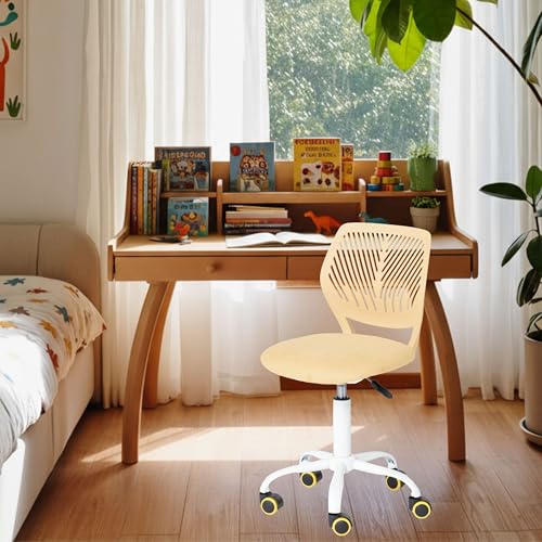 FurnitureR Kinderstuhl höhenverstellbar für Schreibtisch, ergonomischer bunter Jugendstuhl mit Rückenlehne & Armlehnen, Drehstuhl mit 5 Rollen, für Kinder 3–10 Jahre, bis 100 kg belastbar FurnitureR Kinderstuhl höhenverstellbar für Schreibtisch, ergonomischer bunter Jugendstuhl mit Rückenlehne & Armlehnen, Drehstuhl mit 5 Rollen, für Kinder 3–10 Jahre, bis 100 kg belastbar von FurnitureR