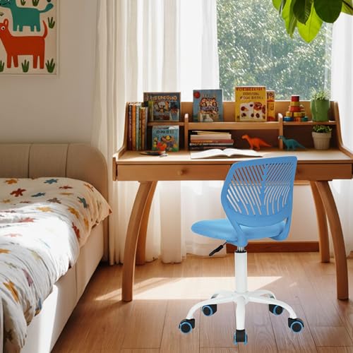 FurnitureR Kinderstuhl höhenverstellbar für Schreibtisch, ergonomischer bunter Jugendstuhl mit Rückenlehne & Armlehnen, Drehstuhl mit 5 Rollen, für Kinder 3–10 Jahre, bis 100 kg belastbar FurnitureR Kinderstuhl höhenverstellbar für Schreibtisch, ergonomischer bunter Jugendstuhl mit Rückenlehne & Armlehnen, Drehstuhl mit 5 Rollen, für Kinder 3–10 Jahre, bis 100 kg belastbar von FurnitureR
