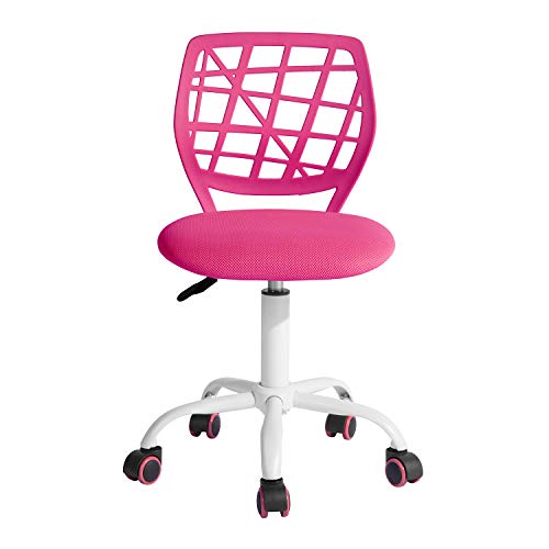 FurnitureR Kleiner Videospielstuhl, ergonomischer Schreibtischstuhl ohne Armlehnen, kompakter Drehstuhl mit Sitzhöhenverstellung und leisen Gummirädern, modernes Design für Gaming und Arbeiten FurnitureR Kleiner Videospielstuhl, ergonomischer Schreibtischstuhl ohne Armlehnen, kompakter Drehstuhl mit Sitzhöhenverstellung und leisen Gummirädern, modernes Design für Gaming und Arbeiten von FurnitureR