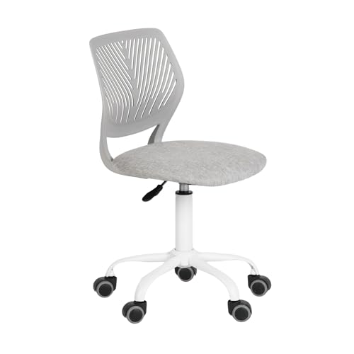 FurnitureR Kleiner Videospielstuhl, ergonomischer Schreibtischstuhl ohne Armlehnen, kompakter Drehstuhl mit Sitzhöhenverstellung und leisen Gummirädern, modernes Design für Gaming und Arbeiten FurnitureR Kleiner Videospielstuhl, ergonomischer Schreibtischstuhl ohne Armlehnen, kompakter Drehstuhl mit Sitzhöhenverstellung und leisen Gummirädern, modernes Design für Gaming und Arbeiten von FurnitureR